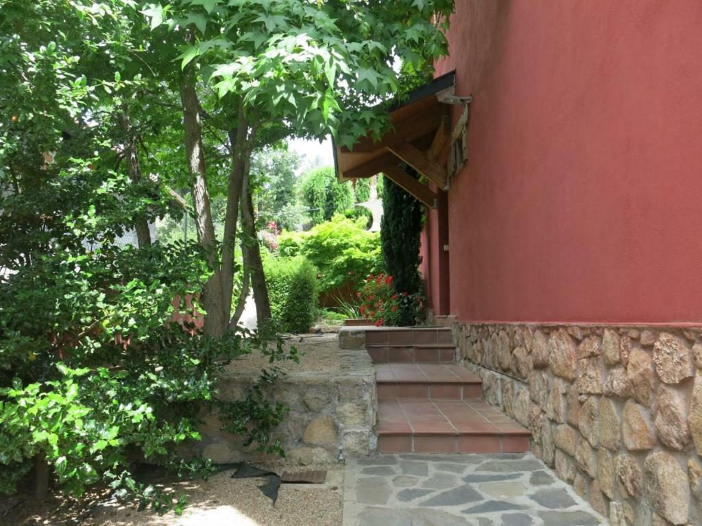 Chalet Navacerrada Piscina Privada Esterno foto