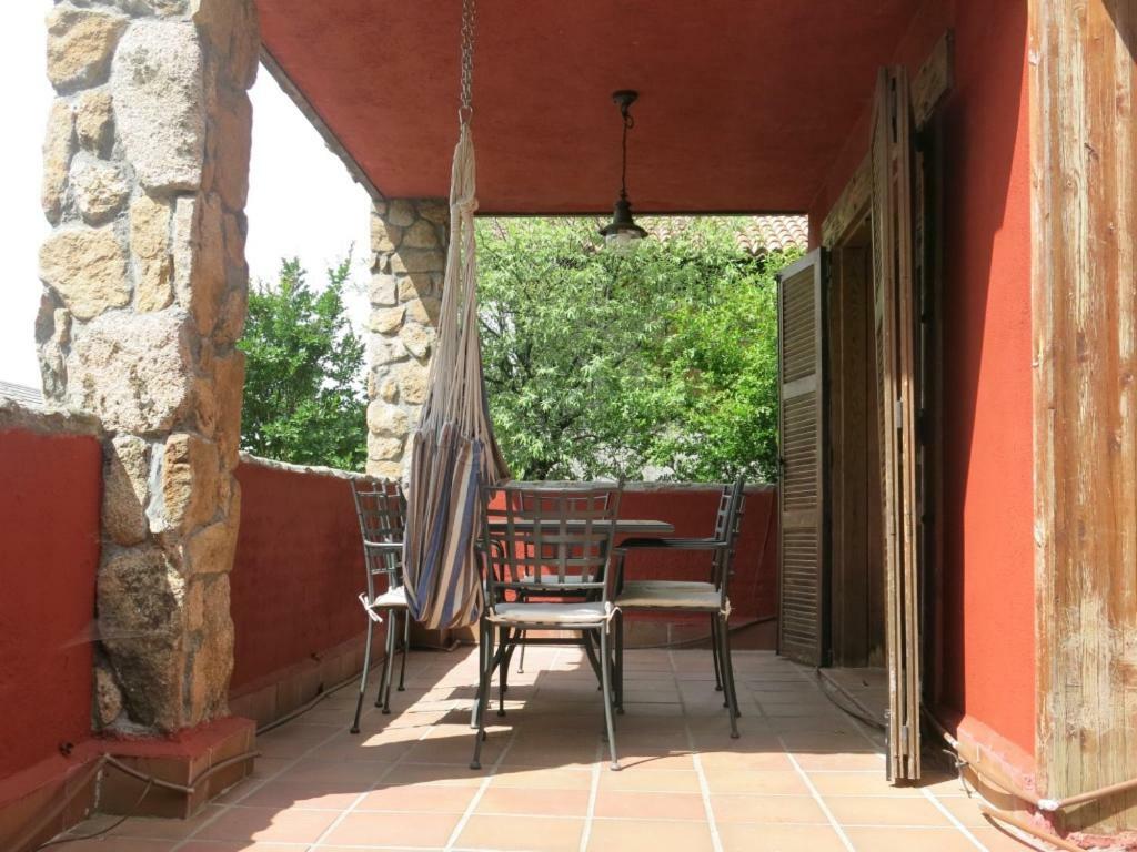 Chalet Navacerrada Piscina Privada Esterno foto